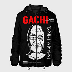 Куртка с капюшоном мужская Gachimuchi Van Darkholm, цвет: 3D-черный