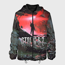 Куртка с капюшоном мужская Stalker 2, цвет: 3D-черный