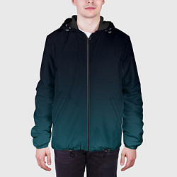 Куртка с капюшоном мужская GRADIENT, цвет: 3D-черный — фото 2