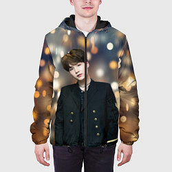 Куртка с капюшоном мужская MIN YOONGI, цвет: 3D-черный — фото 2