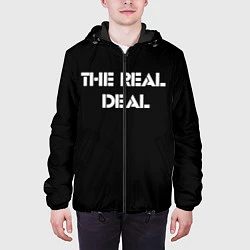 Куртка с капюшоном мужская Реально крутой, цвет: 3D-черный — фото 2