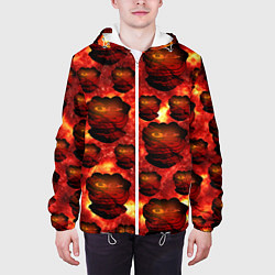 Куртка с капюшоном мужская Lava Monster Лавовый Монстр, цвет: 3D-белый — фото 2