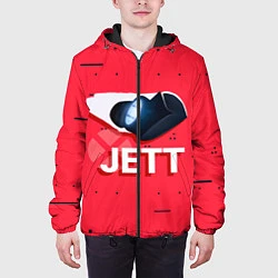 Куртка с капюшоном мужская Jett, цвет: 3D-черный — фото 2