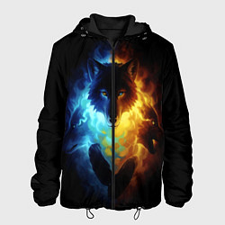 Мужская куртка Волки в огне