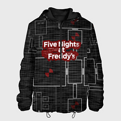 Куртка с капюшоном мужская Five Nights At Freddy, цвет: 3D-черный