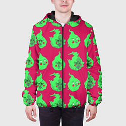 Куртка с капюшоном мужская Моб Психо 100, цвет: 3D-черный — фото 2