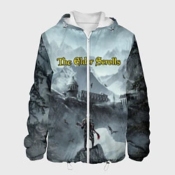 Куртка с капюшоном мужская The Elder Scrolls, цвет: 3D-белый