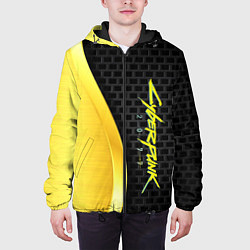 Куртка с капюшоном мужская Cyberpunk 2077 Exclusive S, цвет: 3D-черный — фото 2