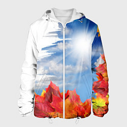 Куртка с капюшоном мужская Autumn, цвет: 3D-белый
