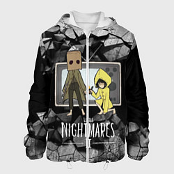 Куртка с капюшоном мужская Little Nightmares 2, цвет: 3D-белый