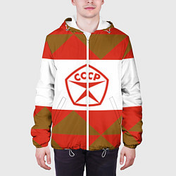 Куртка с капюшоном мужская Советское печенье, цвет: 3D-белый — фото 2