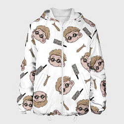 Куртка с капюшоном мужская Нанами Кенто Магическая битва, цвет: 3D-белый