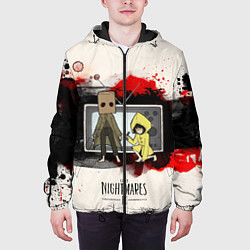 Куртка с капюшоном мужская Little Nightmares 2, цвет: 3D-черный — фото 2