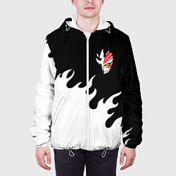 Куртка с капюшоном мужская BLEACH FIRE БЛИЧ ОГОНЬ, цвет: 3D-белый — фото 2