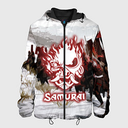 Куртка с капюшоном мужская SAMURAI 2077, цвет: 3D-черный