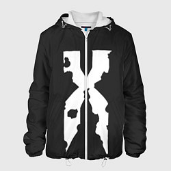 Куртка с капюшоном мужская The X, цвет: 3D-белый