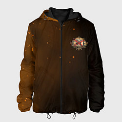 Куртка с капюшоном мужская Путь изгнанника Path of Exile спина Z, цвет: 3D-черный