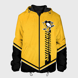 Куртка с капюшоном мужская Pittsburgh Penguins, цвет: 3D-черный