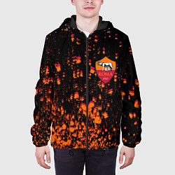 Куртка с капюшоном мужская Roma, цвет: 3D-черный — фото 2