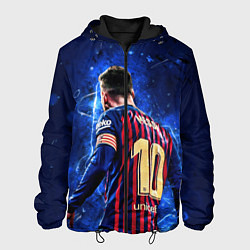 Куртка с капюшоном мужская Leo Messi Лео Месси 10, цвет: 3D-черный