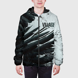 Куртка с капюшоном мужская Resident Evil Village крылья, цвет: 3D-черный — фото 2