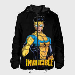 Куртка с капюшоном мужская Mark Grayson Invincible, цвет: 3D-черный