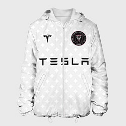 Куртка с капюшоном мужская INTER MIAMI FC TESLA KIT, цвет: 3D-белый