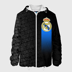 Куртка с капюшоном мужская REAL MADRID РЕАЛ МАДРИД, цвет: 3D-белый