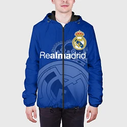 Куртка с капюшоном мужская REAL MADRID РЕАЛ МАДРИД, цвет: 3D-черный — фото 2