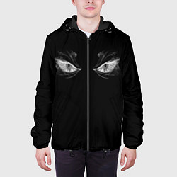 Куртка с капюшоном мужская Smoke Eyes, цвет: 3D-черный — фото 2