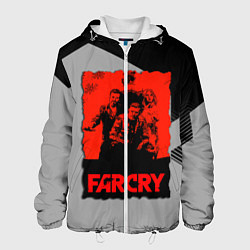 Куртка с капюшоном мужская FARCRY, цвет: 3D-белый