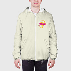 Куртка с капюшоном мужская Drive - Скорпион Спина, цвет: 3D-белый — фото 2