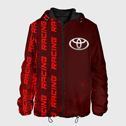 Куртка с капюшоном мужская Тойота - Pro Racing Паттерн, цвет: 3D-черный