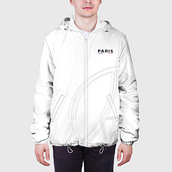 Куртка с капюшоном мужская PSG Core Big Logo White New 202223, цвет: 3D-белый — фото 2