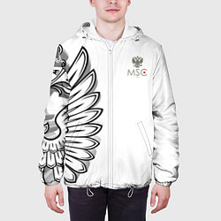 Куртка с капюшоном мужская Russia MSKSide 3D Logo New 202223, цвет: 3D-белый — фото 2