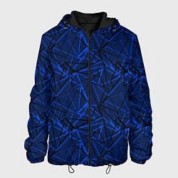 Мужская куртка Черно-синий геометрический