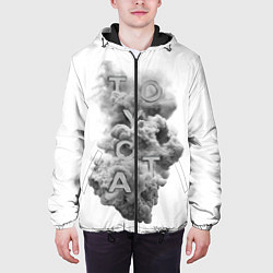 Куртка с капюшоном мужская TOYOTA SMOKE, цвет: 3D-черный — фото 2