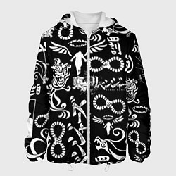 Куртка с капюшоном мужская ТОКИЙСКИЕ МСТИТЕЛИ ЛОГОБОМБИНГ TOKYO REVENGERS LOG, цвет: 3D-белый