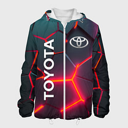 Мужская куртка TOYOTA 3D NEON ТОЙОТА 3Д ПЛИТЫ НЕОН