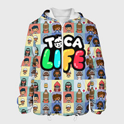 Куртка с капюшоном мужская Toca Life, цвет: 3D-белый