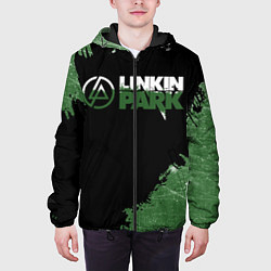 Куртка с капюшоном мужская Линкин Парк в стиле Гранж Linkin Park, цвет: 3D-черный — фото 2