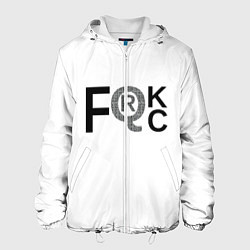 Куртка с капюшоном мужская FQRck - Локдаун, цвет: 3D-белый