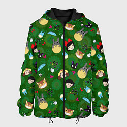Куртка с капюшоном мужская Totoro&Kiki ALLSTARS, цвет: 3D-черный