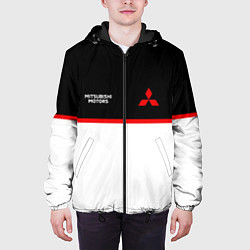 Куртка с капюшоном мужская Mitsubushi Два цвета, цвет: 3D-черный — фото 2