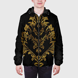 Куртка с капюшоном мужская КОВРОВАЯ ДОРОШКА, цвет: 3D-черный — фото 2