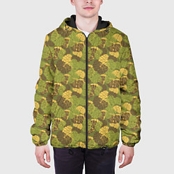 Куртка с капюшоном мужская Мозги камуфляж, цвет: 3D-черный — фото 2