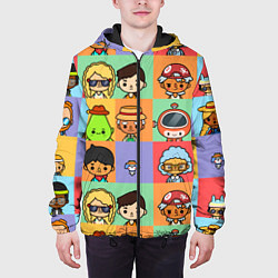 Куртка с капюшоном мужская TOCA BOCA WORLD HERO, цвет: 3D-черный — фото 2