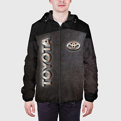 Куртка с капюшоном мужская TOYOTA ЖЕЛЕЗО, цвет: 3D-черный — фото 2