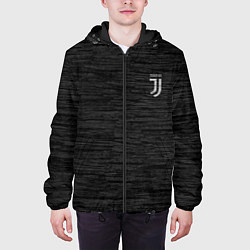 Куртка с капюшоном мужская Juventus Asphalt theme, цвет: 3D-черный — фото 2