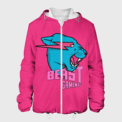 Мужская куртка Mr Beast Gaming Full Print Pink edition